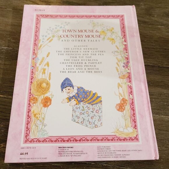 Vintage 1987 Town House & Country Mouse And Other Tales Picture Book Jane Harvey - Picture 4 of 14